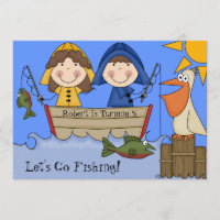 Lassen Sie uns zum Geburtstagsfischen einladen