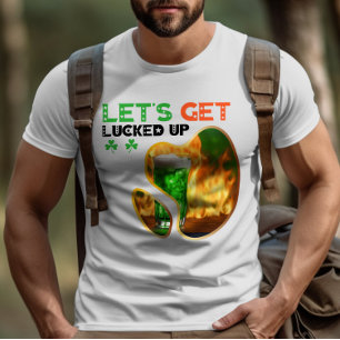 Lassen Sie uns zum Glück kommen - grünes Glow Danc T-Shirt