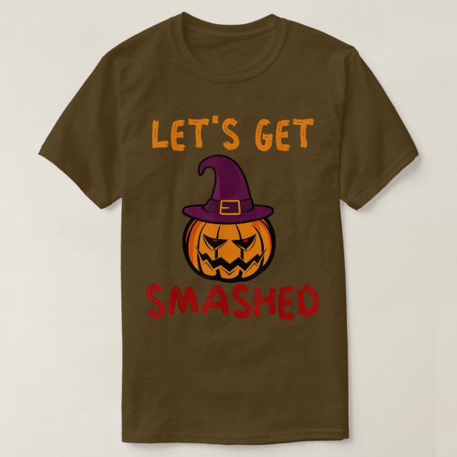 Lassen Sie uns zusammengestrichene Pumpkin Lattern T-Shirt (Design vorne)