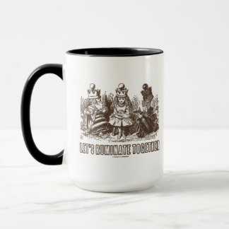 Lassen Sie uns zusammenleuchten (Alice Red White Q Tasse