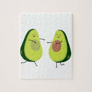 LASSEN SIE US AVOCUDDLE, AVOCADO-ENTWURF PUZZLE