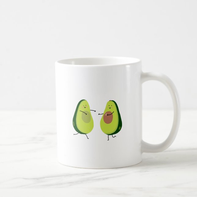 LASSEN SIE US AVOCUDDLE, AVOCADO-ENTWURF TASSE (Rechts)