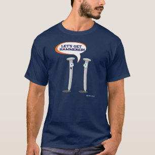 LASSEN SIE US GEHÄMMERTEN T - SHIRT ERHALTEN