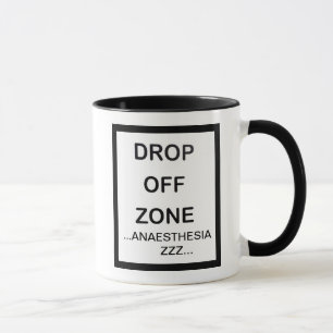 LASSEN SIE WEG ZONE FALLEN TASSE