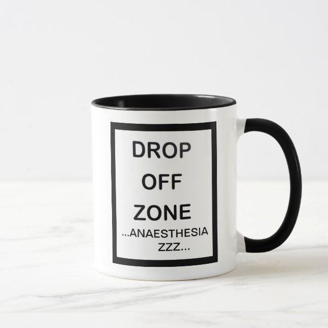 LASSEN SIE WEG ZONE FALLEN TASSE (Rechts)