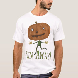 Lassen Sie wegkürbis zerstörten T - Shirt laufen