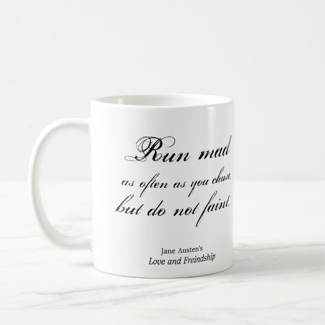 Lassen Sie wütendes laufen Kaffeetasse (Links)