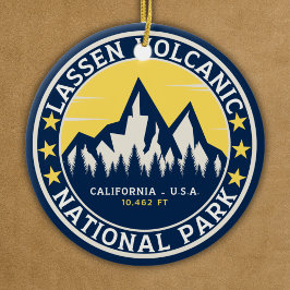 Lassen Volcanic National Park California Keramik Ornament
