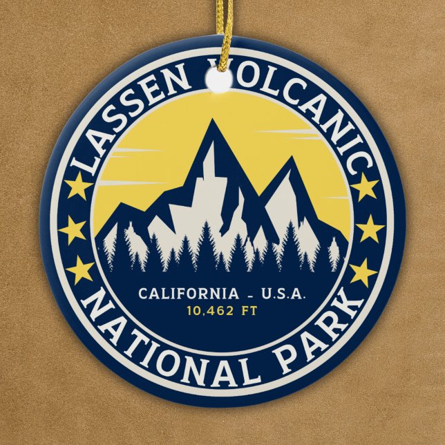 Lassen Volcanic National Park California Keramik Ornament (Von Creator hochgeladen)