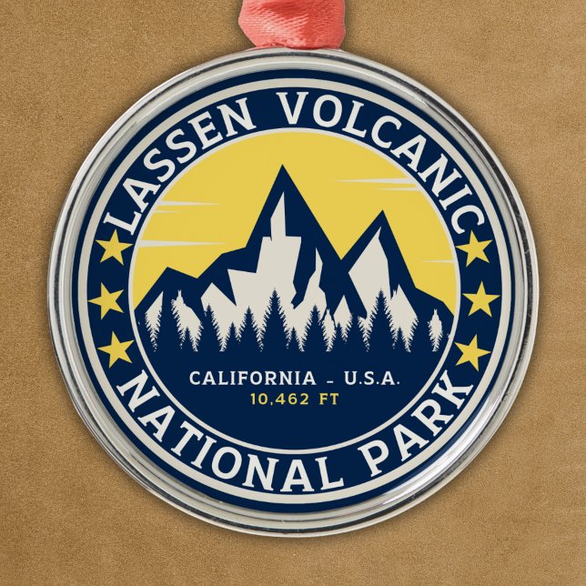 Lassen Volcanic National Park California Ornament Aus Metall (Von Creator hochgeladen)