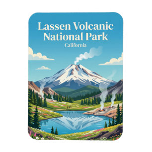 Lassen Volcanic National Park Kalifornien Magnet