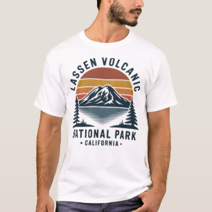 Lassen Volcanic National Park Mountain Vintag Cal T-Shirt