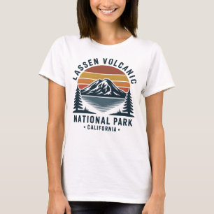 Lassen Volcanic National Park Mountain Vintag Cal T-Shirt