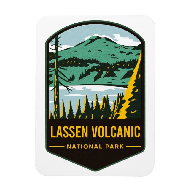 Lassen-Volcanic-Nationalpark Magnet (Vertikal)