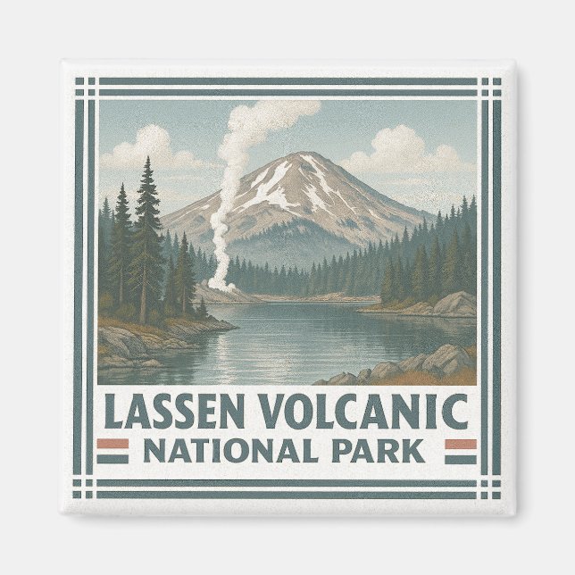 Lassen-Volcanic-Nationalpark Magnet (Vorne)