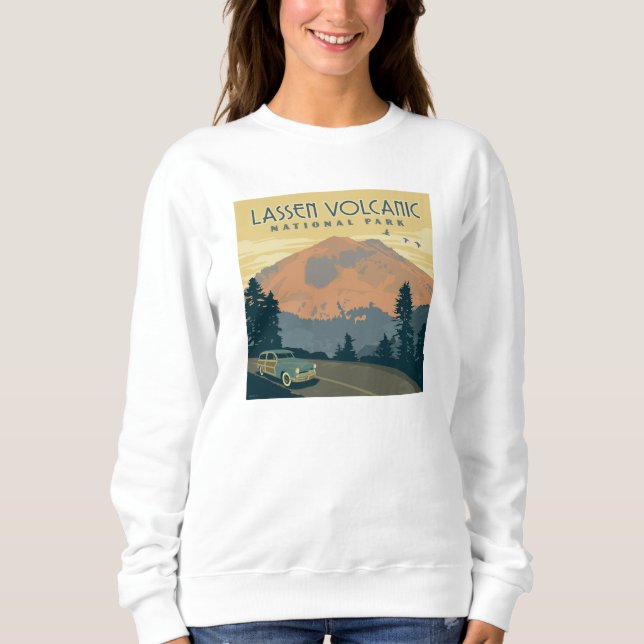 Lassen-Volcanic-Nationalpark | Straßenfahrt Sweatshirt (Vorderseite)
