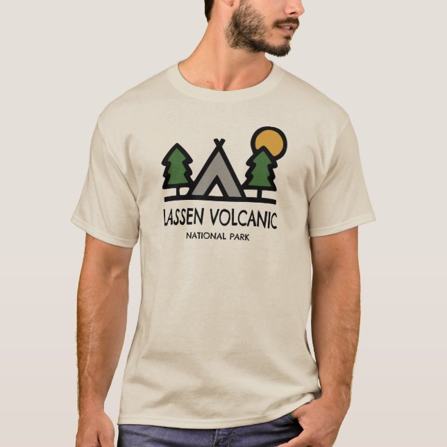 Lassen-Volcanic-Nationalpark T-Shirt (Vorderseite)