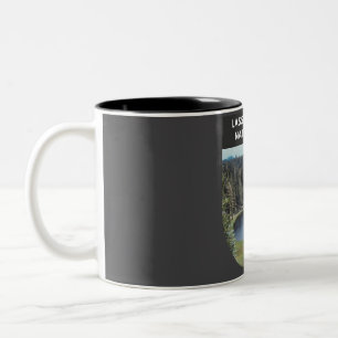 Lassen-Volcanic-Nationalpark Zweifarbige Tasse