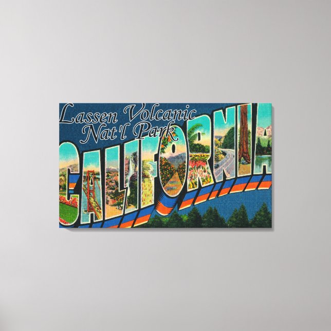 Lassen Volcanic Nat'l Park, CA Leinwanddruck (Vorderseite)