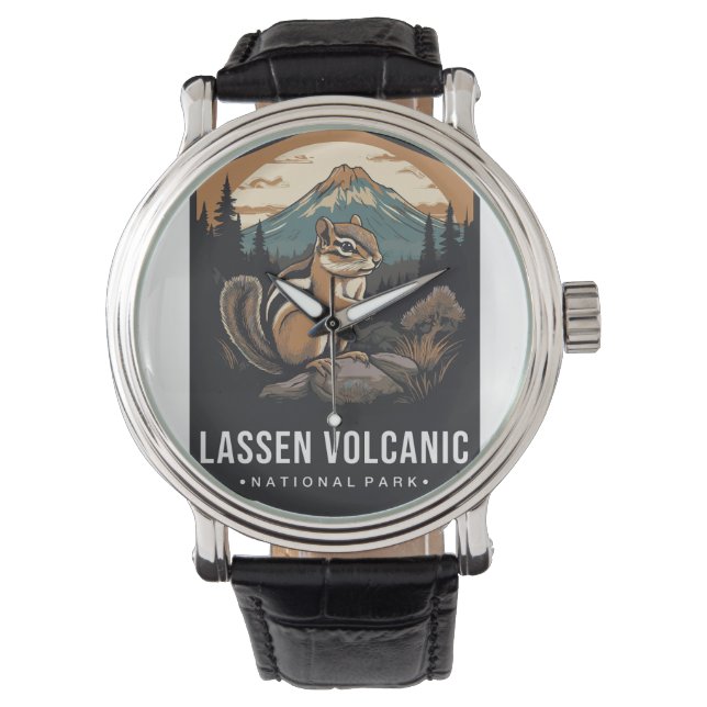 LASSEN-VULKAN-NATIONALPARK ARMBANDUHR (Vorderseite)