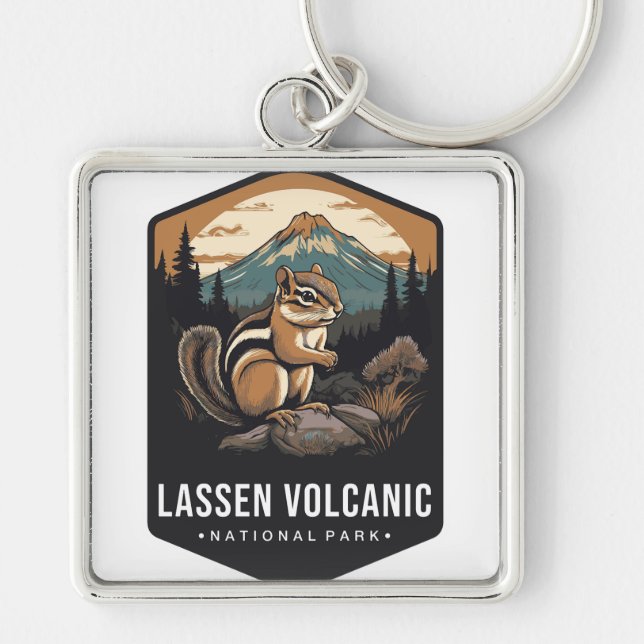 LASSEN-VULKAN-NATIONALPARK SCHLÜSSELANHÄNGER (Vorne)