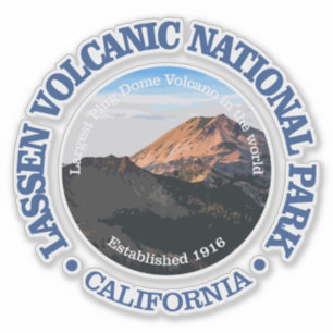 Lassen vulkanisch (NP2) Aufkleber