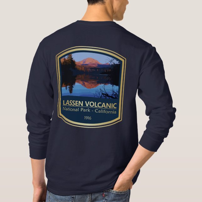 Lassen vulkanischen NP (PF1) T-Shirt (Rückseite)