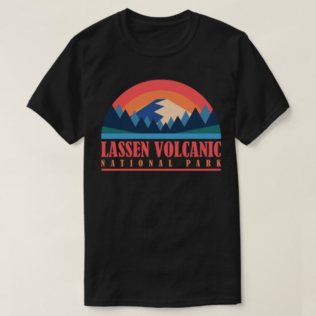 Lassen Vulkanischer Nationalpark 1 T-Shirt (Design vorne)