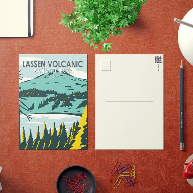Lassen Vulkanischer Nationalpark California Vintag Postkarte (Von Creator hochgeladen)