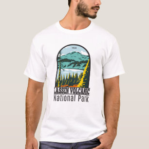 Lassen Vulkanischer Nationalpark California Vintag T-Shirt