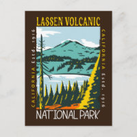 Lassen Vulkanischer Nationalpark Vintag erschütter