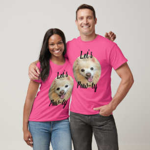 Lassend Foto für den benutzerdefinierten Hund T-Shirt