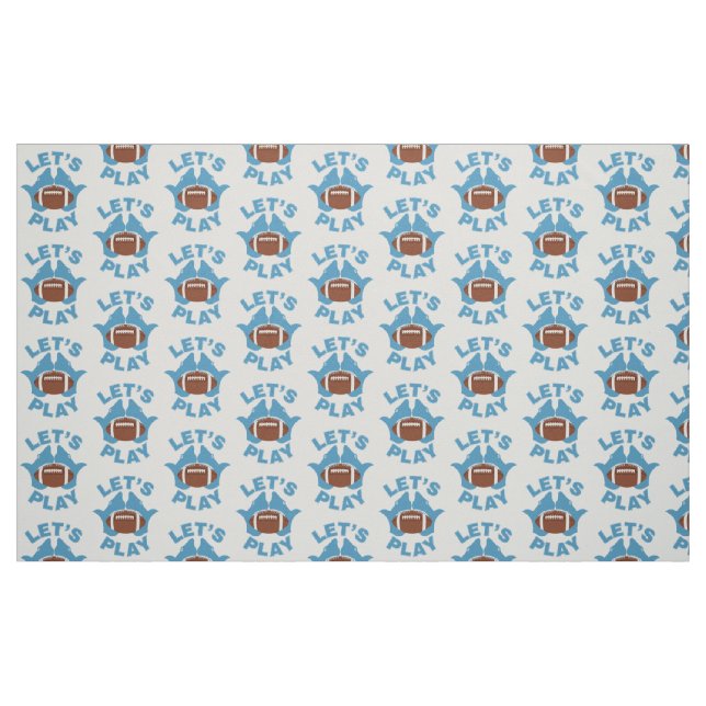 Lassend Fußballspiel Stoff (Fat Quarter (45,7 x 55,9 cm))