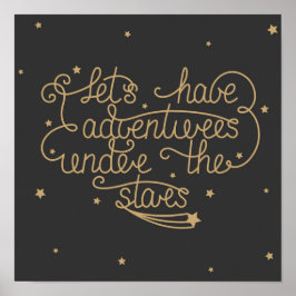 Lassenden haben Abenteuer Poster