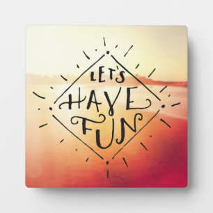 Lassenden haben Spaß Fotoplatte