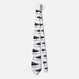 Lässig Black Sneakers Unisex Neck Tie Krawatte
