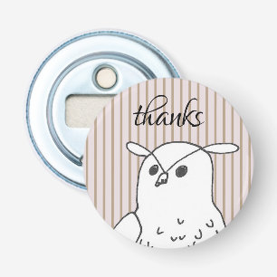 Lässig danke an Woodland Owl Flaschenöffner