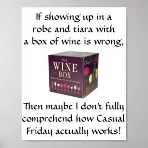 Lässig Freitag - Funny Poster