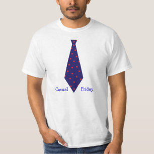 Lässig Freitag Necktie T-Shirt