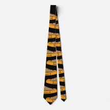 Lässig Gelbe Sneakers Black Unisex Neck Tie