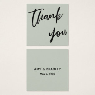 Lässig Handschrift Hochzeit Vielen Dank für Sage