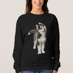 Lässig Pomsky Portrait Graphic Art Men Women Kids Sweatshirt