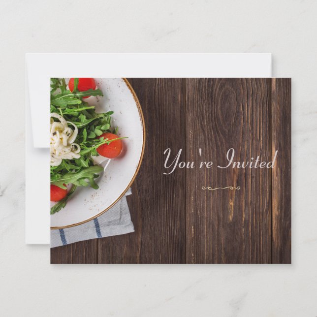 Lässige Aufforderung Einladung (Vorderseite)