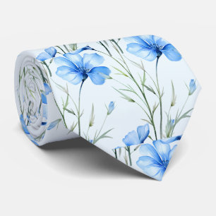 Lässige Büro-Wildblumen-Boho-Halskrawatte Krawatte