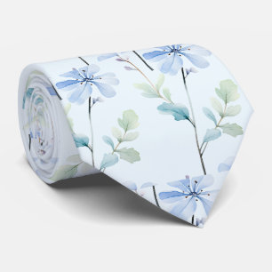 Lässige Büro-Wildblumen-Boho-Halskrawatte Krawatte