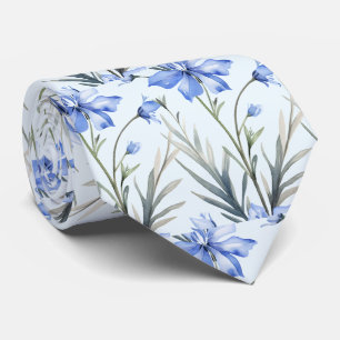 Lässige Büro-Wildblumen-Boho-Halstuch Krawatte