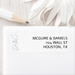 LÄSSIGE CHIC HANDWRITING STYLE WEDING EINLADUNG