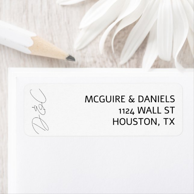 LÄSSIGE CHIC HANDWRITING STYLE WEDING EINLADUNG (Insitu)