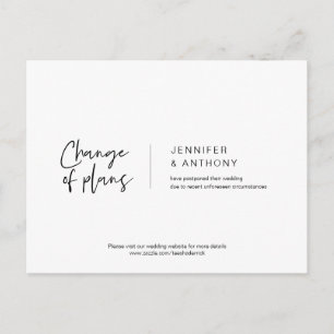 Lässige Eleganz, Planänderung, Zurückgestellt Postkarte