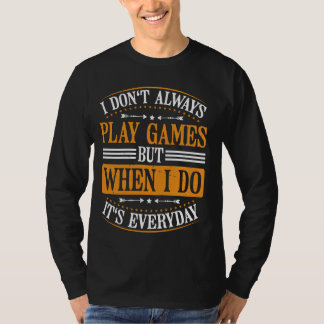 Lässige Gamer-Spiele - T-Shirt